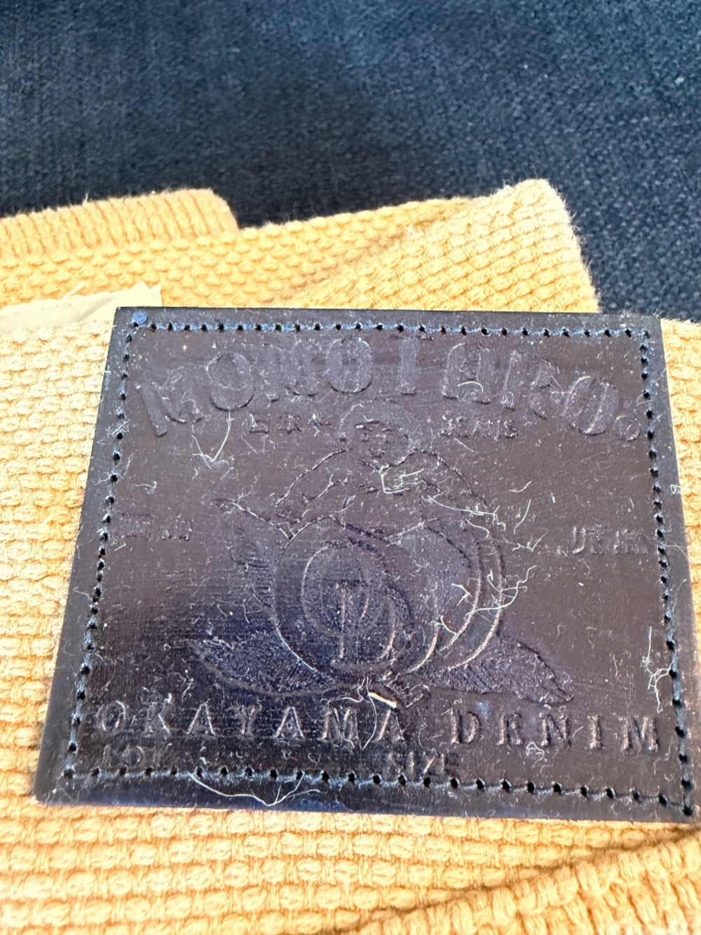 Momotaro/Okayama Ochazome Sashiko Pants - Picture 2 of 5